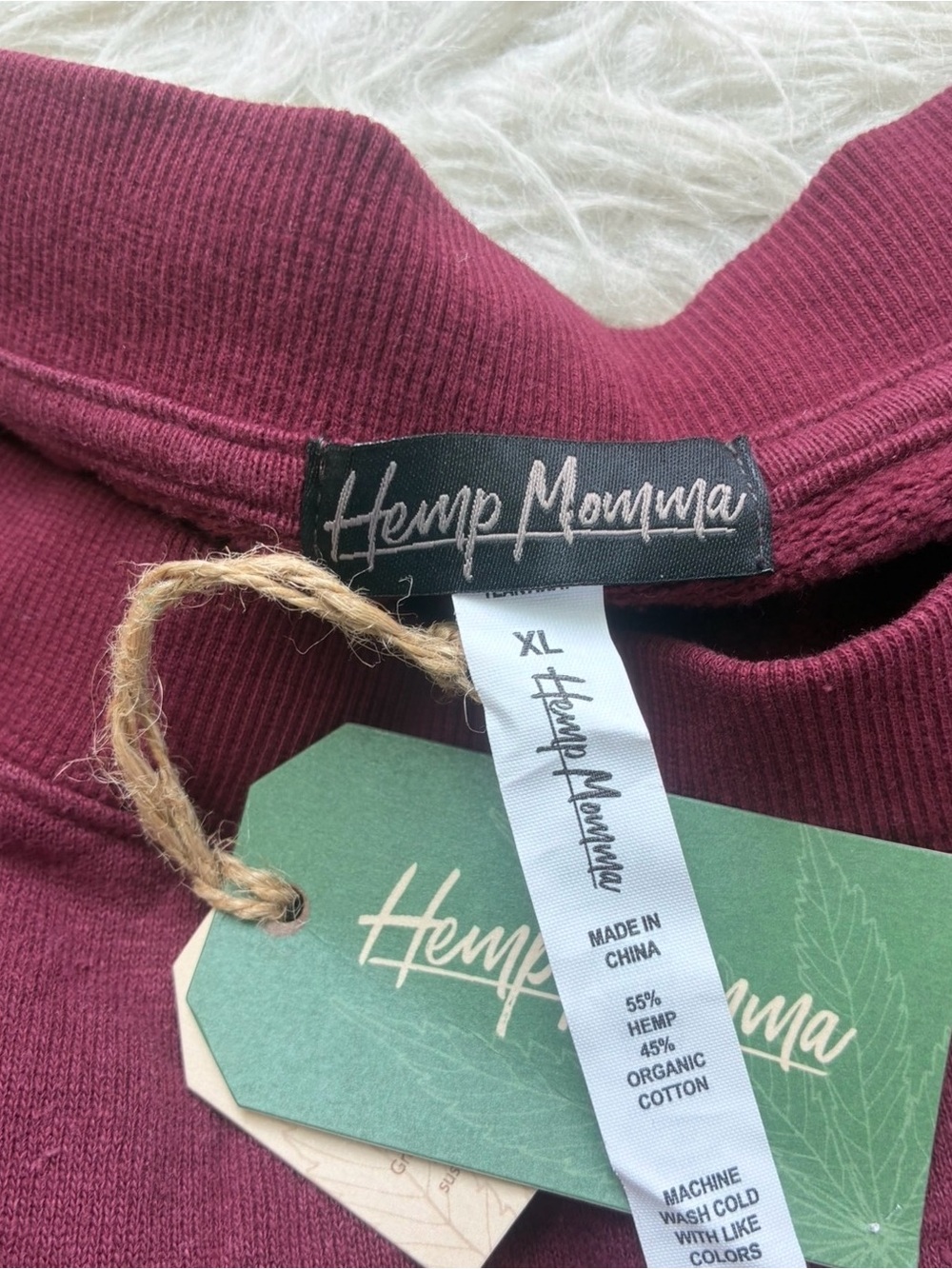 🌺NWT Hemp Momma sweater size XL🌺